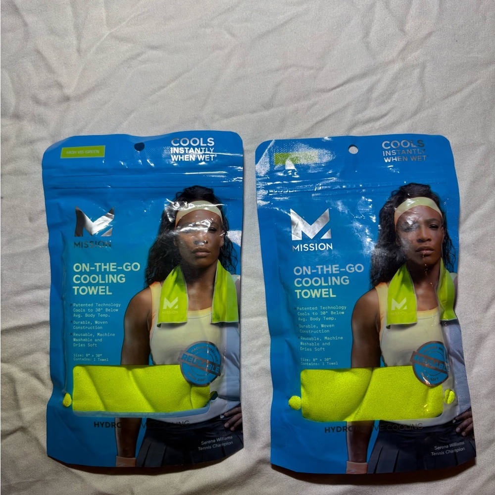 Mission On-The-Go Cooling Towel - Hi Vis Green